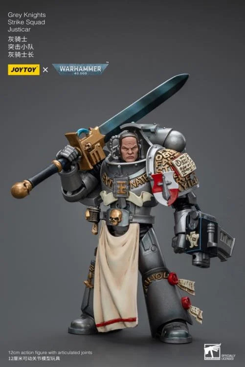 JOYTOY Warhammer 40K Grey Knights Strike Squad Justicar 1/18 Scale Action Figure