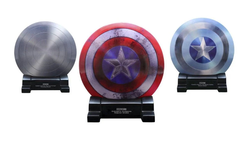 DIAMOND SELECT TOYS Porcelain Shield Collection Captain America Box Full Set Infinity Saga (8 Pcs) - Marvel