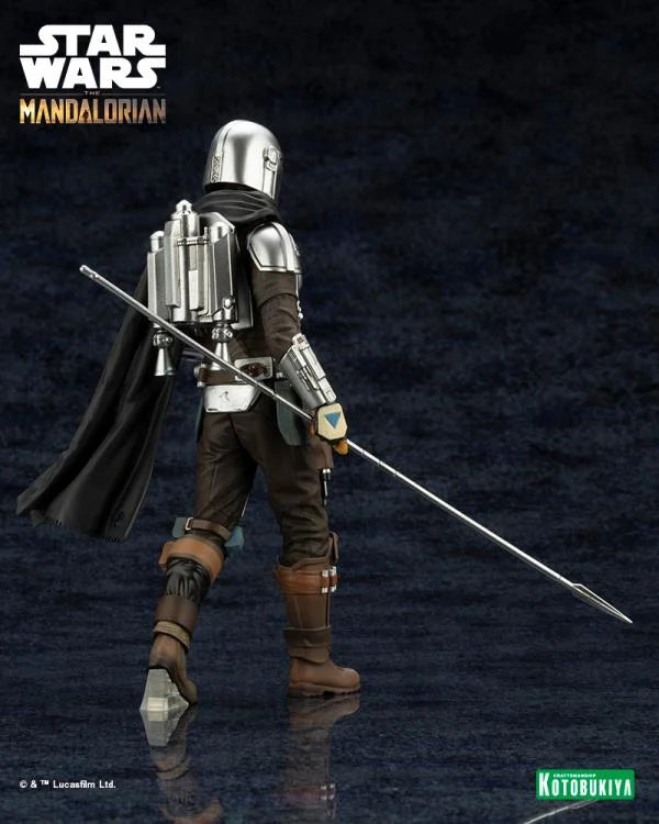 KOTOBUKIYA ARTFX+ SW193 The Mandalorian & Grogu with Beskar Staff - The Mandalorian 1/10 Scale Figure