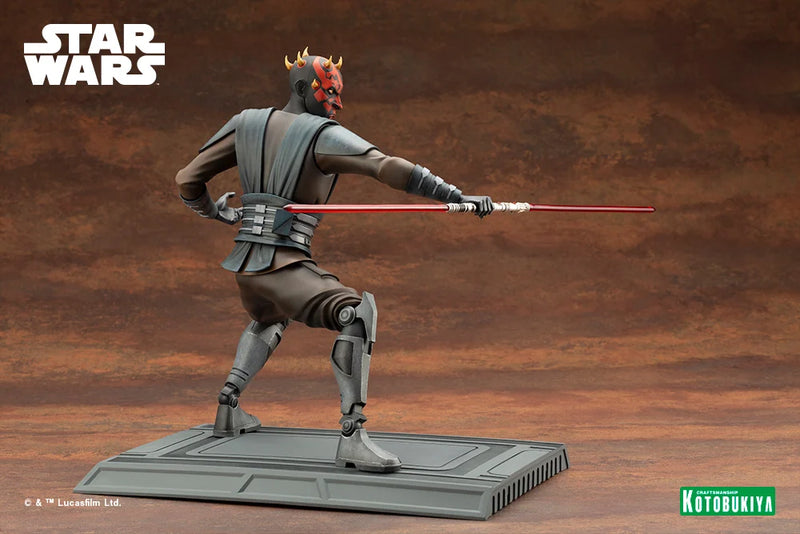 KOTOBUKIYA ARTFX SW203 Darth Maul 1/7 Scale Figure - Star Wars The Clone Wars 1/7 Scale Figure