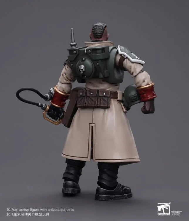 JOYTOY Warhammer 40k Astra Militarum Cadian Command Squad Commander with Power Sword 1/18 Scale Action Figure