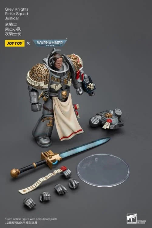 JOYTOY Warhammer 40K Grey Knights Strike Squad Justicar 1/18 Scale Action Figure