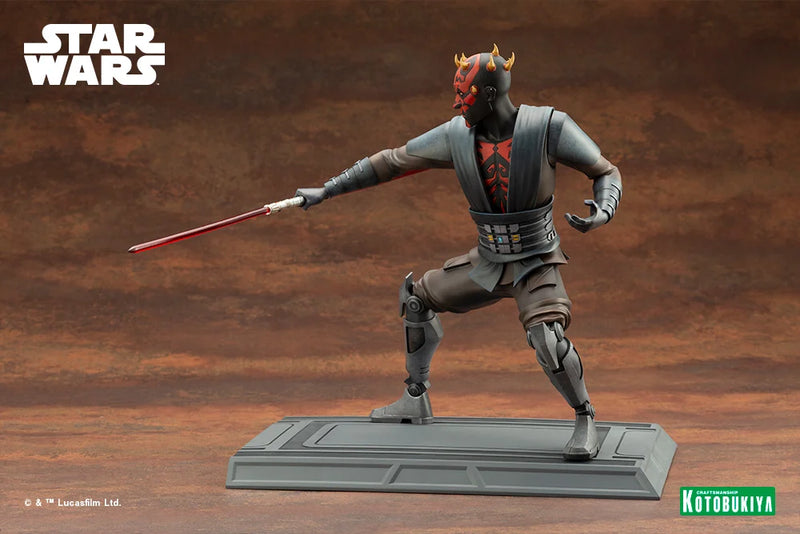 KOTOBUKIYA ARTFX SW203 Darth Maul 1/7 Scale Figure - Star Wars The Clone Wars 1/7 Scale Figure