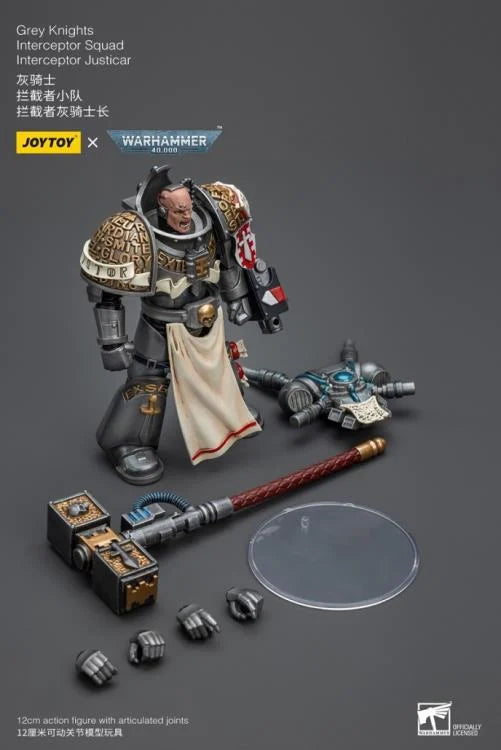 JOYTOY Warhammer 40K Grey Knights Interceptor Squad Interceptor Justicar 1/18 Scale Action Figure