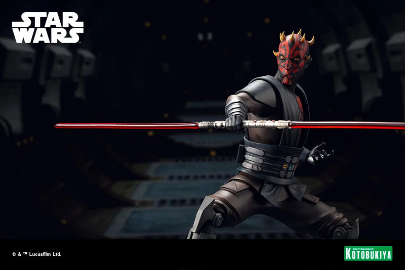 KOTOBUKIYA ARTFX SW203 Darth Maul 1/7 Scale Figure - Star Wars The Clone Wars 1/7 Scale Figure