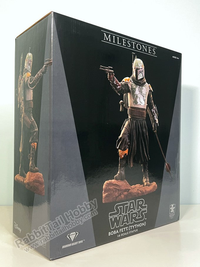 DIAMOND SELECT TOYS Mandalorian Boba Fett 1/6 Scale Limited Edition Statue - Star Wars Milestones