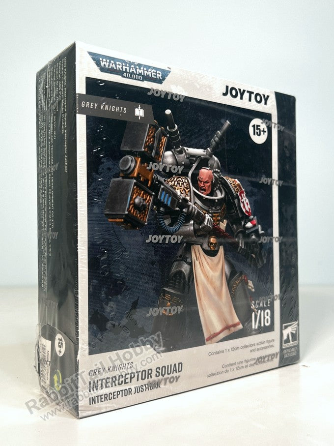 JOYTOY Warhammer 40K Grey Knights Interceptor Squad Interceptor Justicar 1/18 Scale Action Figure