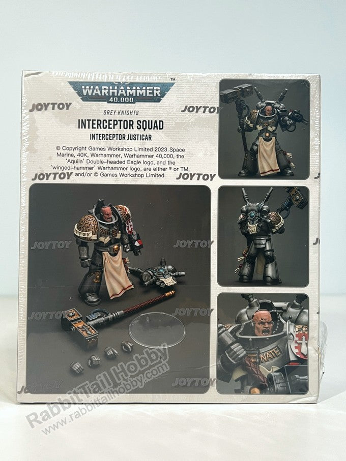 JOYTOY Warhammer 40K Grey Knights Interceptor Squad Interceptor Justicar 1/18 Scale Action Figure