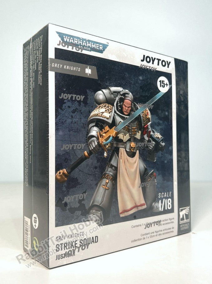 JOYTOY Warhammer 40K Grey Knights Strike Squad Justicar 1/18 Scale Action Figure