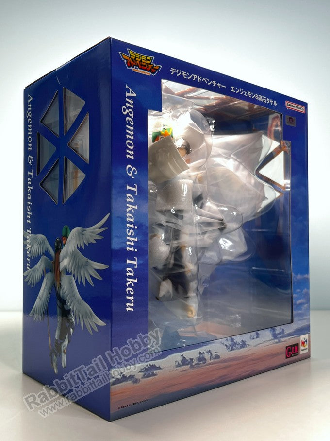 Megahouse G.E.M. Angemon & Takaishi Takeru - Digimon Adventure Non Scale Figure