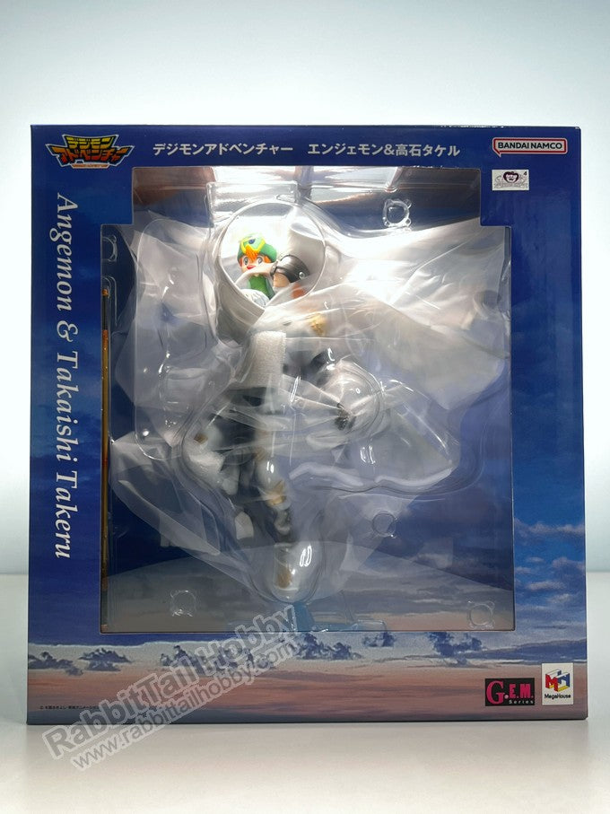 Megahouse G.E.M. Angemon & Takaishi Takeru - Digimon Adventure Non Scale Figure