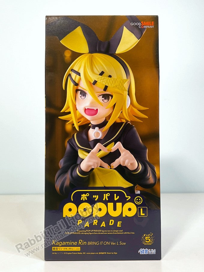 Good Smile Company POP UP PARADE Kagamine Rin: BRING IT ON Ver. L Size - VOCALOID Non Scale Figure