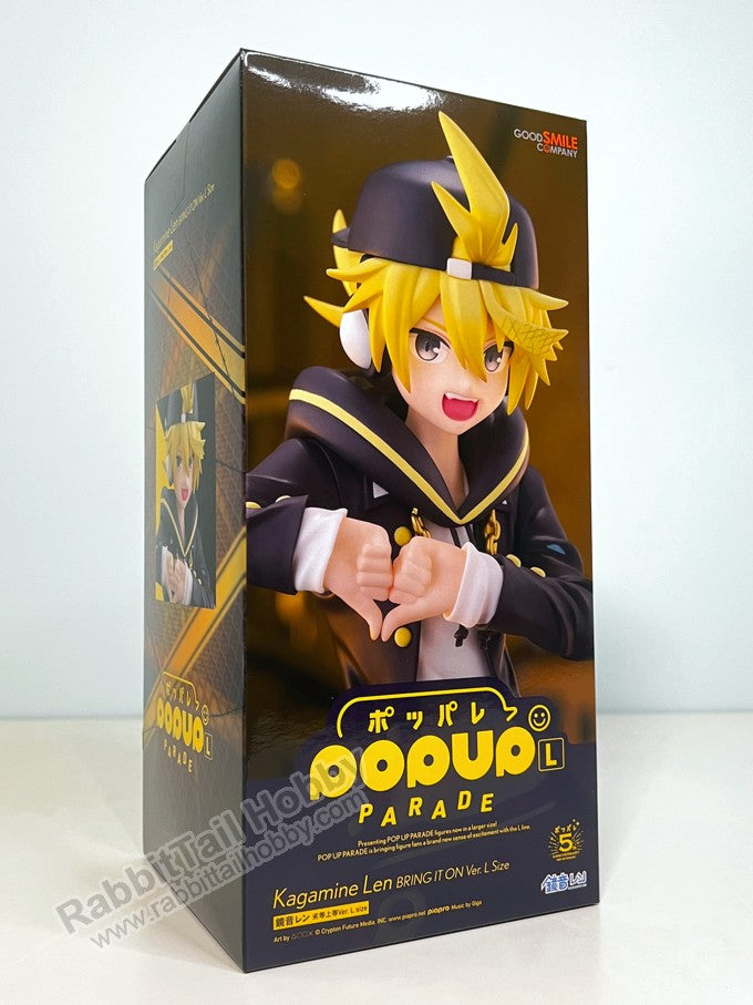 Good Smile Company POP UP PARADE Kagamine Len: BRING IT ON Ver. L Size - VOCALOID Non Scale Figure