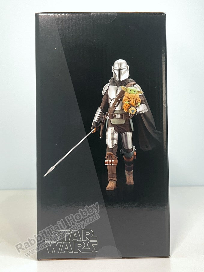 KOTOBUKIYA ARTFX+ SW193 The Mandalorian & Grogu with Beskar Staff - The Mandalorian 1/10 Scale Figure