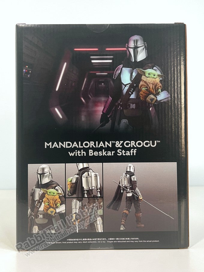 KOTOBUKIYA ARTFX+ SW193 The Mandalorian & Grogu with Beskar Staff - The Mandalorian 1/10 Scale Figure