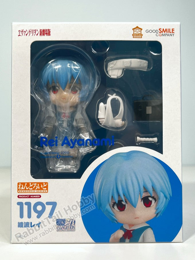 Good Smile Company 1197 Nendoroid Rei Ayanami (re-run) - Rebuild of Evangelion Chibi Figure