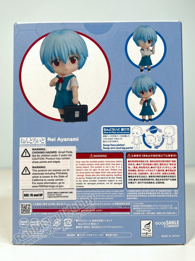 Good Smile Company 1197 Nendoroid Rei Ayanami (re-run) - Rebuild of Evangelion Chibi Figure