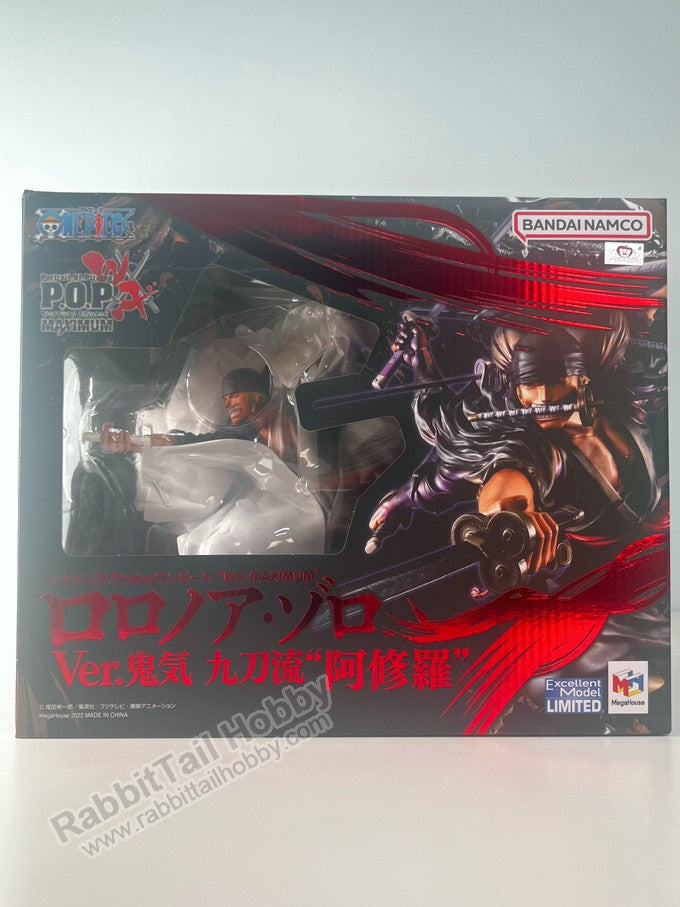 Megahouse Portrait.Of.Pirates “WA-MAXIMUM” Roronoa Zoro ver. Demon Spirit Kyuutou-ryuu “Asura” - One PIECE Non Scale Figure