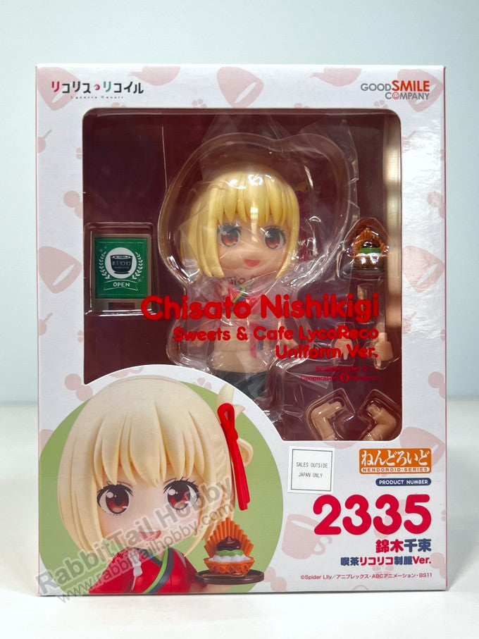 Good Smile Company 2335 Nendoroid Chisato Nishikigi Cafe LycoReco Uniform Ver. - Lycoris Recoil Chibi Figure