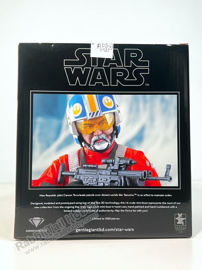 DIAMOND SELECT TOYS Carson Teva 1/6 Bust SDCC 2023 Limited Edition - Star Wars The Mandalorian Scale Figure