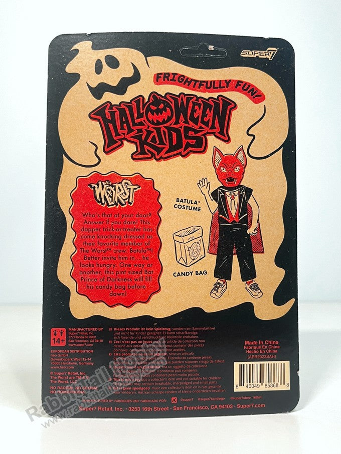 SUPER7 The Worst Halloween Kids ReAction Batula Boy Figure - Action Figure