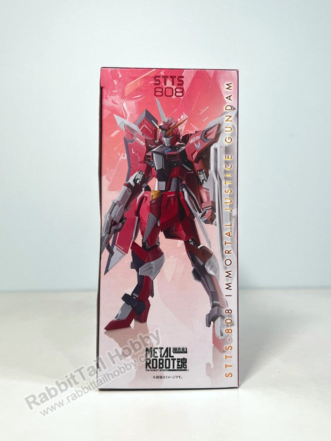 BANDAI Tamashii Nations Metal Robot Spirits Immortal Justice Gundam - Gundam SEED Freedom Action Figure