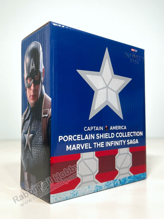 DIAMOND SELECT TOYS Porcelain Shield Collection Captain America Box Full Set Infinity Saga (8 Pcs) - Marvel