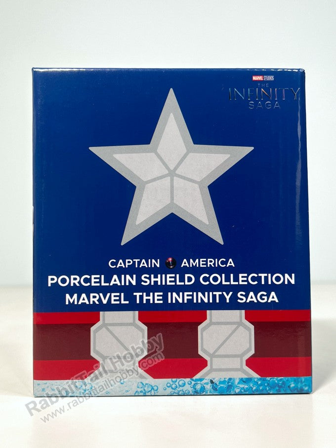 DIAMOND SELECT TOYS Porcelain Shield Collection Captain America Box Full Set Infinity Saga (8 Pcs) - Marvel