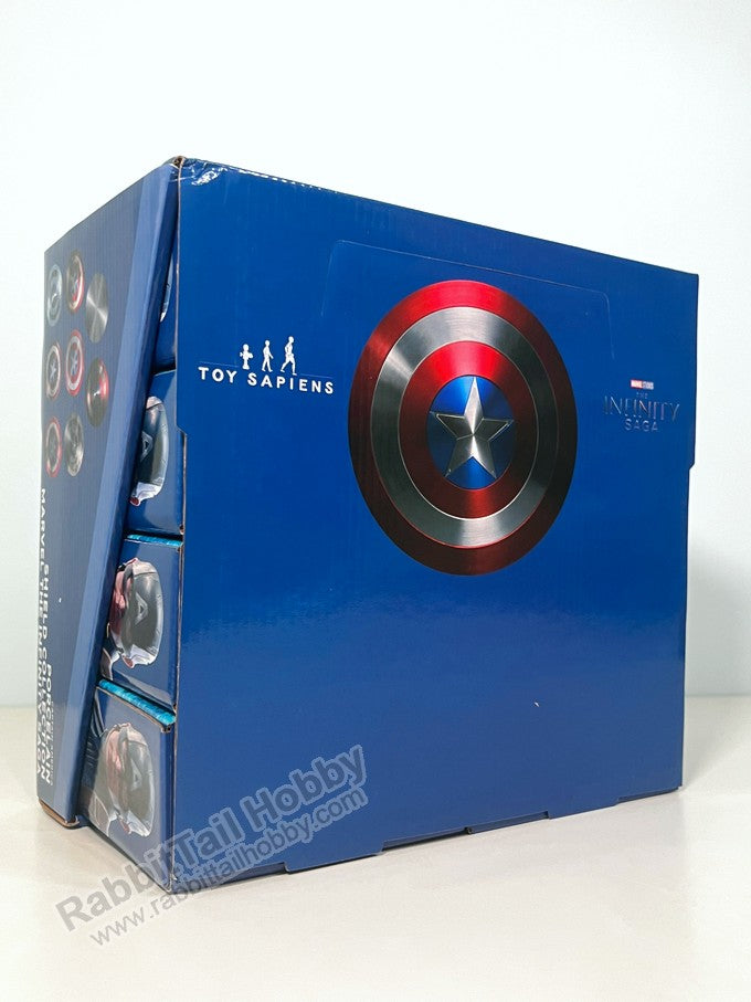 DIAMOND SELECT TOYS Porcelain Shield Collection Captain America Box Full Set Infinity Saga (8 Pcs) - Marvel