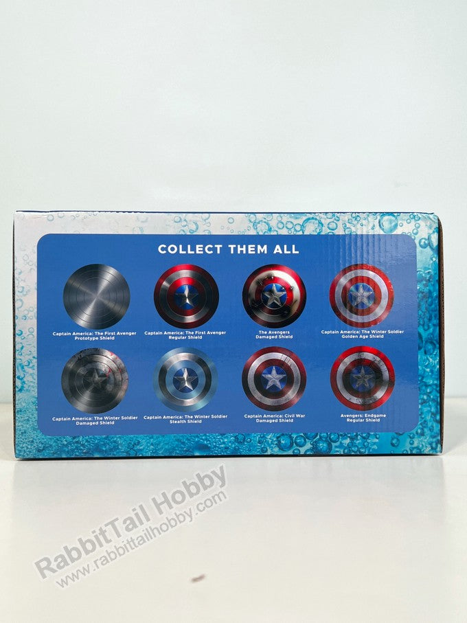 DIAMOND SELECT TOYS Porcelain Shield Collection Captain America Box Full Set Infinity Saga (8 Pcs) - Marvel