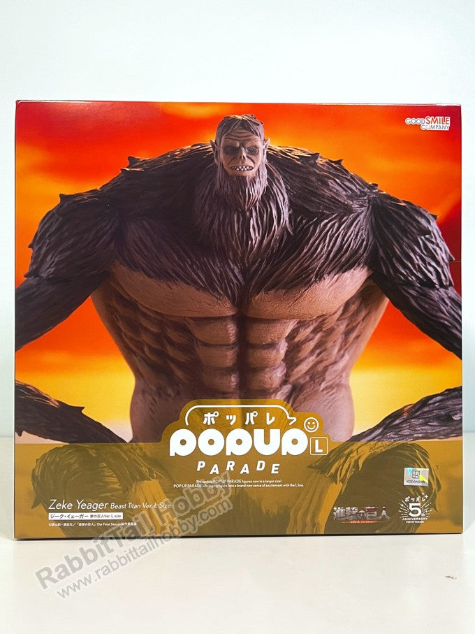 Good Smile Company POP UP PARADE Zeke Yeager: Beast Titan Ver. L Size - Attack on Titan Non Scale Figure