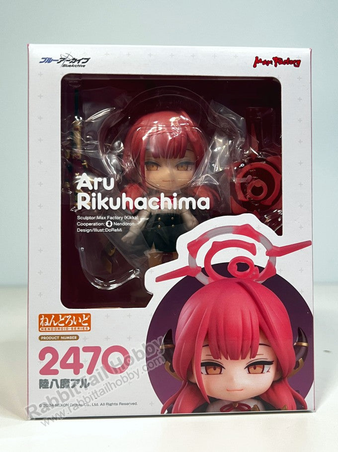 Max Factory 2470 Nendoroid Aru Rikuhachima - Blue Archive Chibi Figure