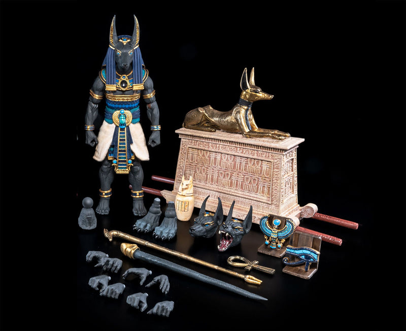 Four Horsemen Figura Obscura: Anubis, Black and Blue - Retailer Appreciation Wave 2025 Action Figure