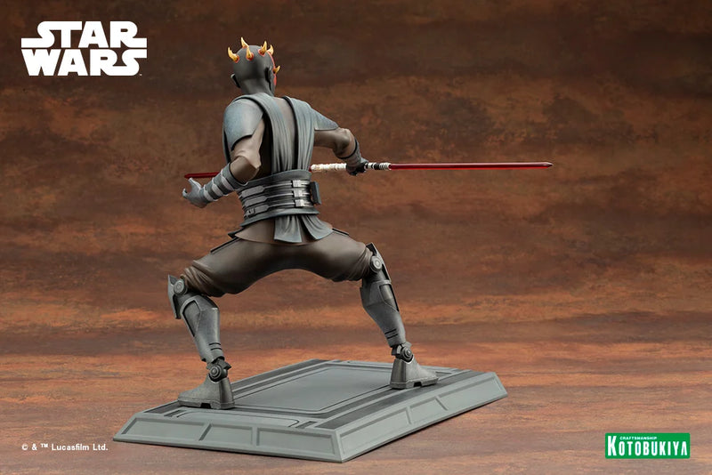 KOTOBUKIYA ARTFX SW203 Darth Maul 1/7 Scale Figure - Star Wars The Clone Wars 1/7 Scale Figure