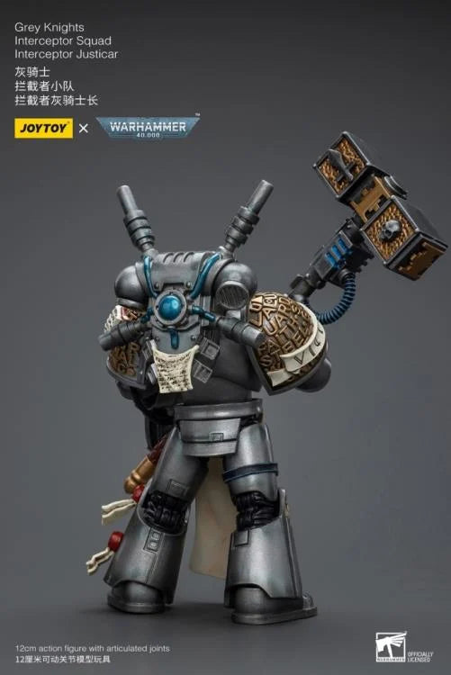 JOYTOY Warhammer 40K Grey Knights Interceptor Squad Interceptor Justicar 1/18 Scale Action Figure