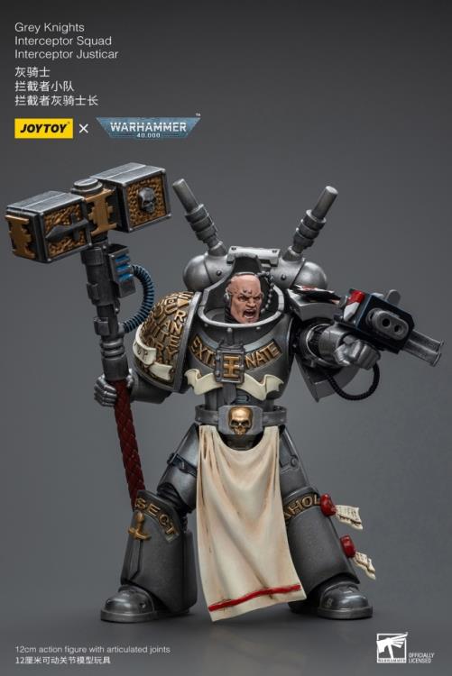 JOYTOY Warhammer 40K Grey Knights Interceptor Squad Interceptor Justicar 1/18 Scale Action Figure