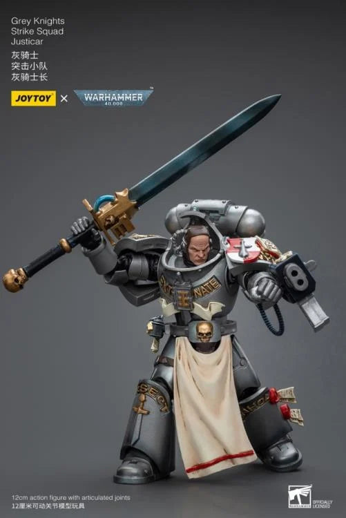 JOYTOY Warhammer 40K Grey Knights Strike Squad Justicar 1/18 Scale Action Figure