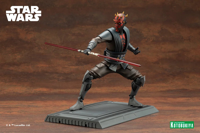 KOTOBUKIYA ARTFX SW203 Darth Maul 1/7 Scale Figure - Star Wars The Clone Wars 1/7 Scale Figure