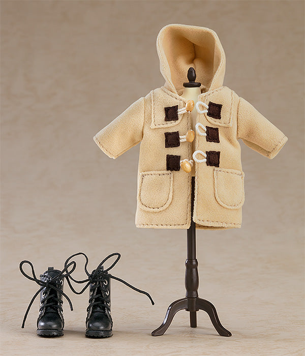 Good Smile Company Nendoroid Doll Warm Clothing Set: Boots & Duffle Coat (Beige) - Nendoroid Doll Accessories