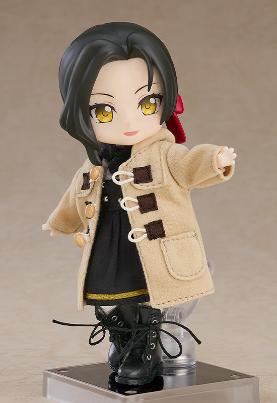 Good Smile Company Nendoroid Doll Warm Clothing Set: Boots & Duffle Coat (Beige) - Nendoroid Doll Accessories