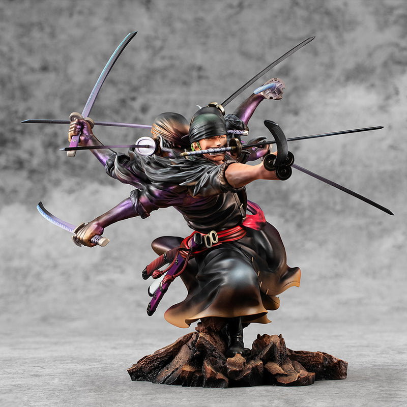 Megahouse Portrait.Of.Pirates “WA-MAXIMUM” Roronoa Zoro ver. Demon Spirit Kyuutou-ryuu “Asura” - One PIECE Non Scale Figure